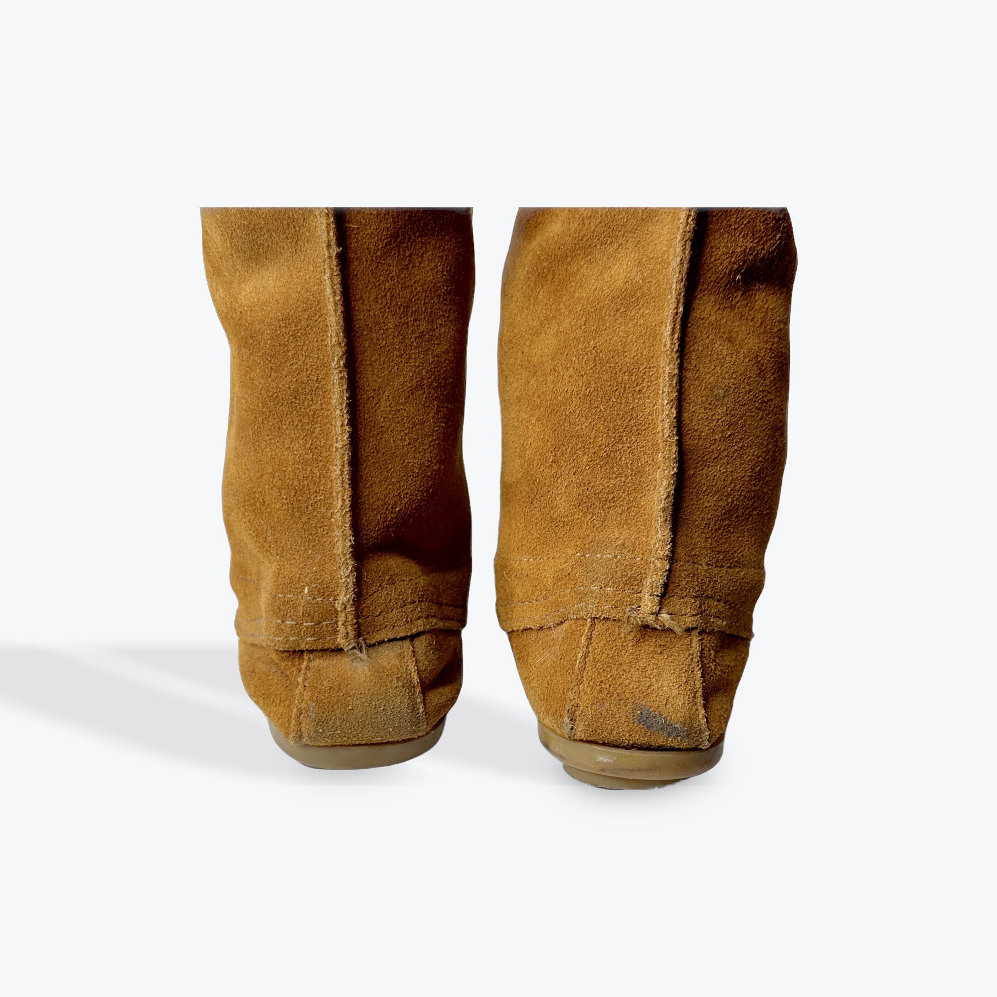 Brown Front Lace Knee High Minnetonka Boot | Bad Madge & Co Shoes